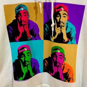 TUPAC SHAKUR Adult Long Sleeve Hoodie
